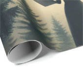 Witch Under Full Moon Enchanted Night ラッピングペーパー (ロールコーナー)