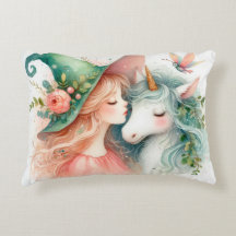 Witch Unicorn Fantasy Art Boho Aesthetic Decor