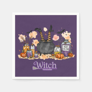 “Witch Venezolana” – Humor y Magia Latina 50 unid スタンダードカクテルナプキン