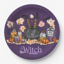 “Witch Venezolana” – Humor y Magia set ペーパープレート