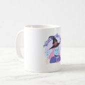  Witch Vibes Only Aesthetic Halloween Mug コーヒーマグカップ (正面左)