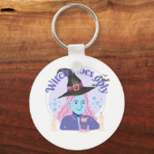Witch Vibes Only Aesthetic Keychain キーホルダー (正面)