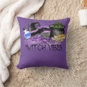 Witch Vibes - Spooky Halloween Coffee クッション (ブランケット)