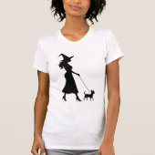 Witch Walking Chihuahua Tシャツ (正面)