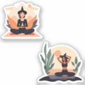 witch yoga シール (正面)