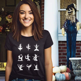 Witch Yoga Halloween Gift– Spooky Cute Witches トライブレンドTシャツ