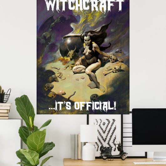 WITCHCRAFT公式だ！Art by Mike Hoffman ポスター (ホームオフィス)
