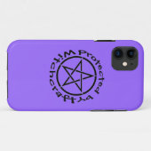 Witchcraft 保護パープルウィッカ信者iphoneケース Case-Mate iPhoneケース (裏面(横))