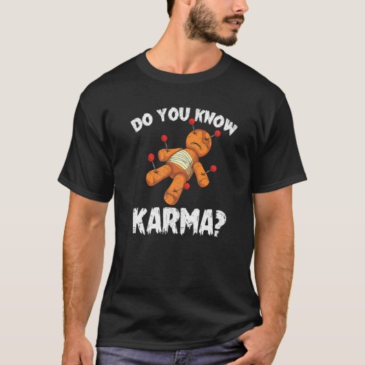 Witchcraft Karma Halloween Costume Spooky Voodoo D Tシャツ (正面)