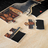 Witchcraft Potion Pattern – Halloween Magic ジグソーパズル (側面)