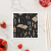 Witchcraft Potion Pattern – Halloween Magic スタンダードカクテルナプキン (インサイチュ)