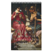 Witches and Sorcerers Classic Art Calendar カレンダー (2月 2027)