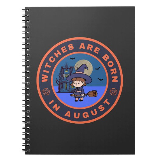 Witches are born in August ノートブック (正面)
