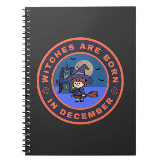 Witches are born in December ノートブック (正面)