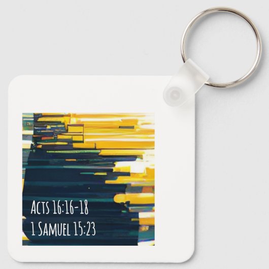 Witches Be Crazy (yellow) キーホルダー (裏面)