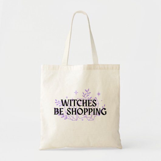 Witches Be Shopping - Lavender トートバッグ (正面)
