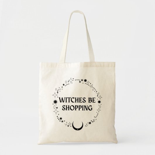 Witches Be Shopping Tote トートバッグ (正面)