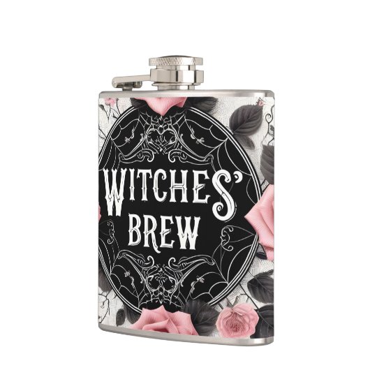 Witches’ Brew Gothic Floral Design フラスク (左)