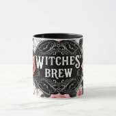 Witches’ Brew Gothic Floral Design マグカップ (中央)