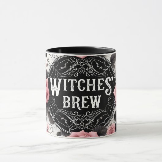 Witches’ Brew Gothic Floral Design マグカップ (中央)