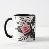 Witches’ Brew Gothic Floral Design マグカップ (左)