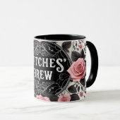 Witches’ Brew Gothic Floral Design マグカップ (正面右)