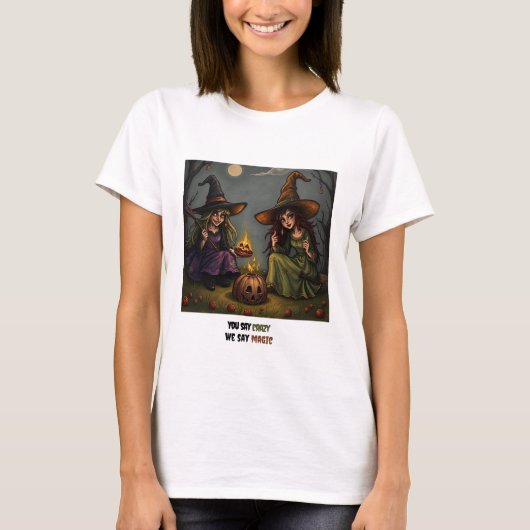 Witches by the Campfire Tシャツ (正面)