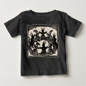 Witches Circle Dance ベビーTシャツ (正面)