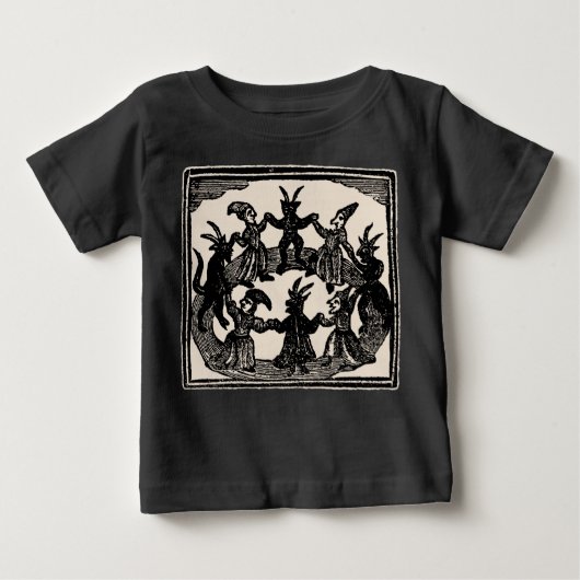 Witches Circle Dance ベビーTシャツ (正面)