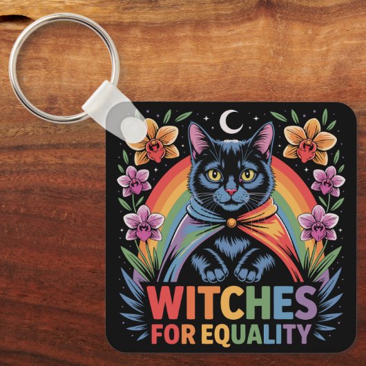 Witches For Equality Feminist キーホルダー (正面)