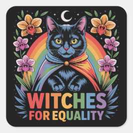 Witches For Equality Feminist スクエアシール