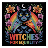 Witches For Equality Feminist ポスター (正面)