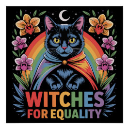 Witches For Equality Feminist ポスター