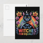 Witches For Equality Feminist ポストカード (正面/裏面)