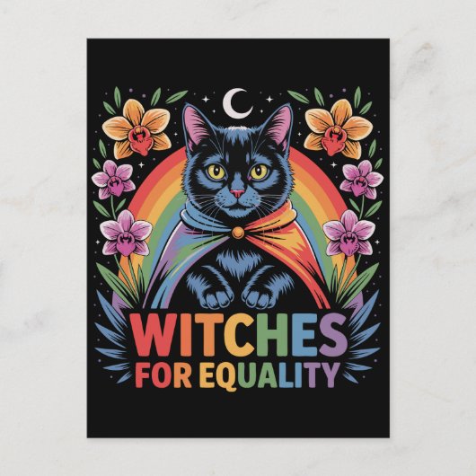 Witches For Equality Feminist ポストカード (正面)