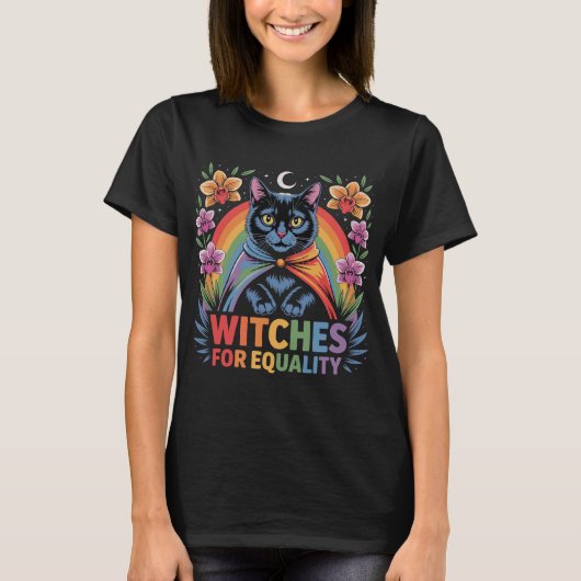 Witches For Equality Feminist Tシャツ (正面)
