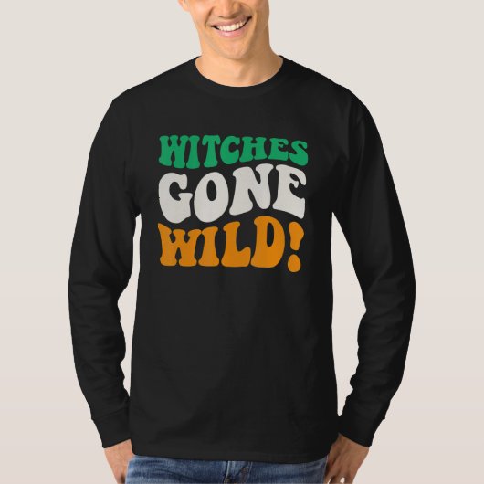 Witches Gone Wild Apparel Halloween Day Witches Wi Tシャツ (正面)