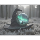 Witches hat and Crystal ball シール (正面)