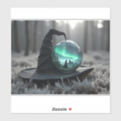 Witches hat and Crystal ball シール (シート)