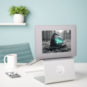 Witches hat and Crystal ball シール (デスク上のノートパソコン)