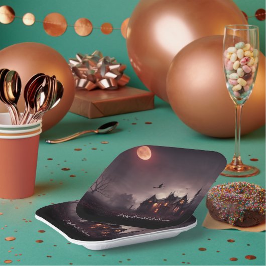 Witches Lair Halloween ペーパープレート (複数)