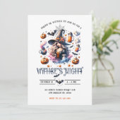 Witches Night Halloween Party Invitation 招待状 (スタンド正面)