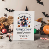 Witches Night Halloween Party Invitation 招待状