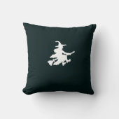 Witches on Black Throw Pillow クッション (正面)