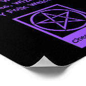 Witches Wizards and Fairy Folk Welcome Poster ポスター (角)