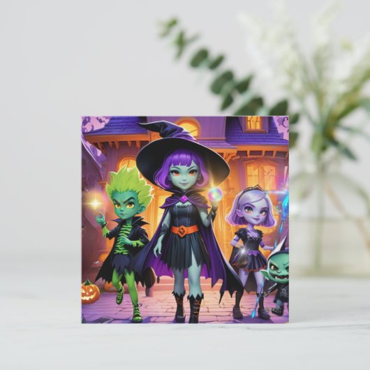 Witches & Wizards Themed Invitation 招待状 (スタンド正面)