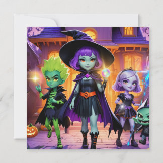 Witches & Wizards Themed Invitation 招待状