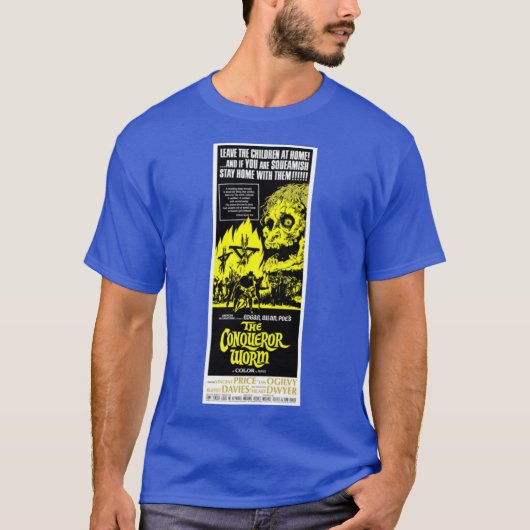 Witchfinder General AKAhe Conqueror Worm Movie Pos Tシャツ (正面)