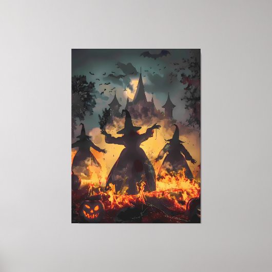 Witching Hour Ritual – Fire Dance of the Three Sis キャンバスプリント (正面)