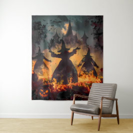 Witching Hour Ritual – Fire Dance of the Three Sis タペストリー